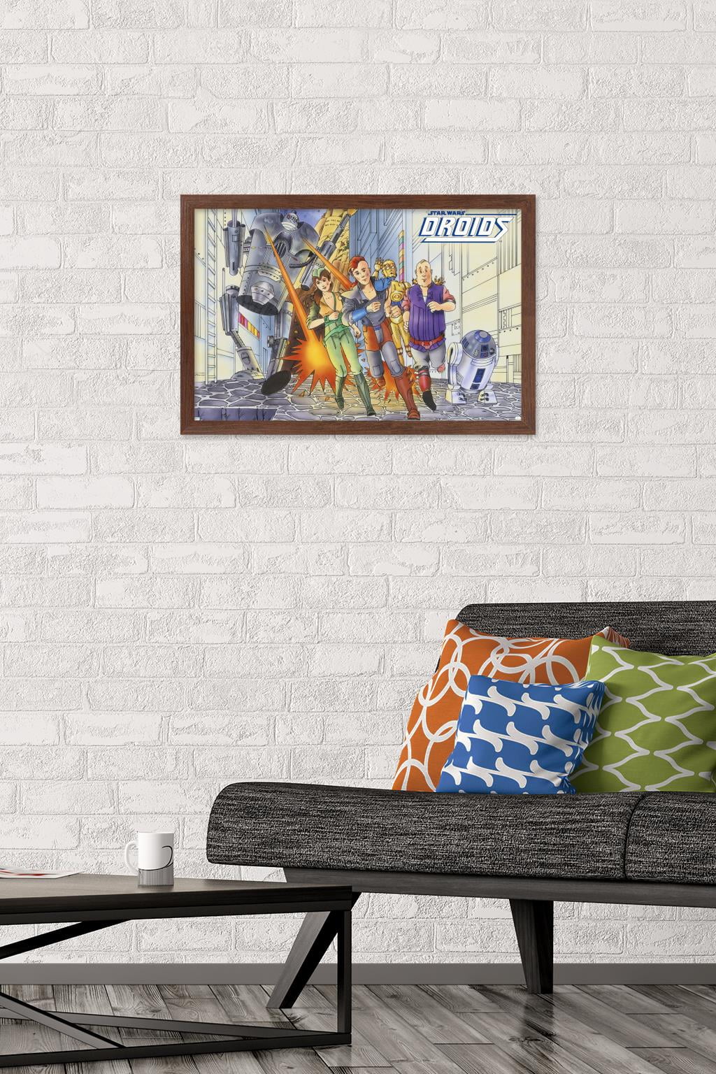 Star Wars: Droids - Action Wall Poster, 14.725" x 22.375", Framed