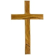 Olive Wood Wall Cross 8 inch Natural Finish From Jerusalem