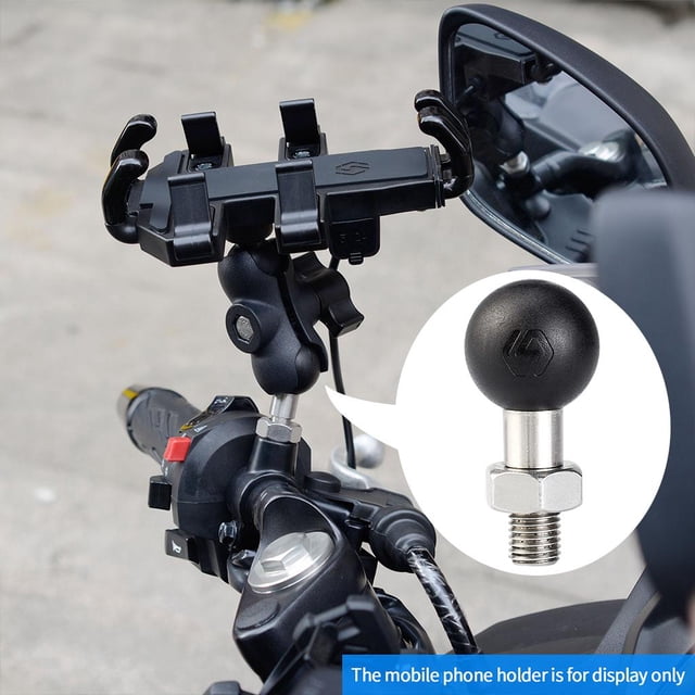 Adaptador de Bo de Monturas de Reempce Los Accesorios de Piezas con Tornillos de 8 Mm / Abrazadera Del M10 Macarena Adaptador de bola de la motocicleta