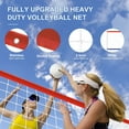 thumbnail image 2 of Heavy Duty Volleyball Net 32x3FT Outdoor Indoor  Resistant Durable for Beach Schoolyard Garden Party, 2 of 6
