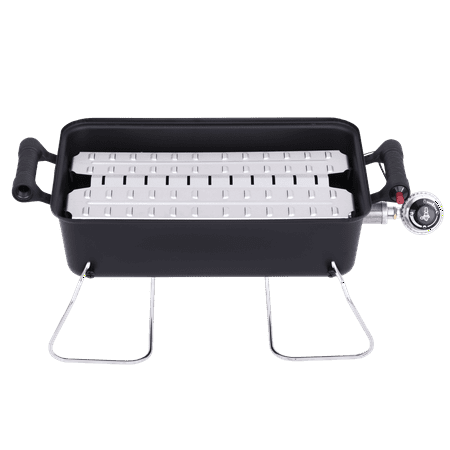 Char-Broil - Portable Deluxe Gas Grill - Black
