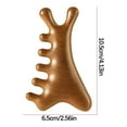 thumbnail image 7 of 4 in 1 Wooden Scalp Massage Comb - Portable Wooden Scalp Massage Comb Tool, Handmade Natural Green Sandalwood Wide Tooth Combs - Wood Massage Comb & Sandalwood Comb for Hair Care, 7 of 7