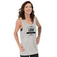 thumbnail image 3 of Love Forever Cute Romantic Valentine Tank Top Tee Shirt Women Brisco Brands X, 3 of 5