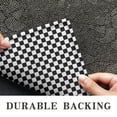 thumbnail image 6 of Black White Small Checkered Pattern Door Rugs,Washable Non Slip Door Mats Indoor,Decorative Door Mats,Entry Mat Indoor for Entrance,Bedroom,Kitchen,Bathroom,17"x30", 6 of 6