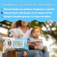 thumbnail image 3 of ECO TUSHIES Toallitas Humedas para Beb&eacute; Hipoalerg&eacute;nicas, Sin Qu&iacute;micos, para pieles sensibles | Aprobadas por el Colegio Mexicano de Dermatolog&iacute;a Pedi&aa, 3 of 9