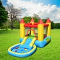 thumbnail image 4 of Costway Inflatable Bounce House Kids Slide Jumping Castle Bouncer w/ balls Pool & Bag, 4 of 9