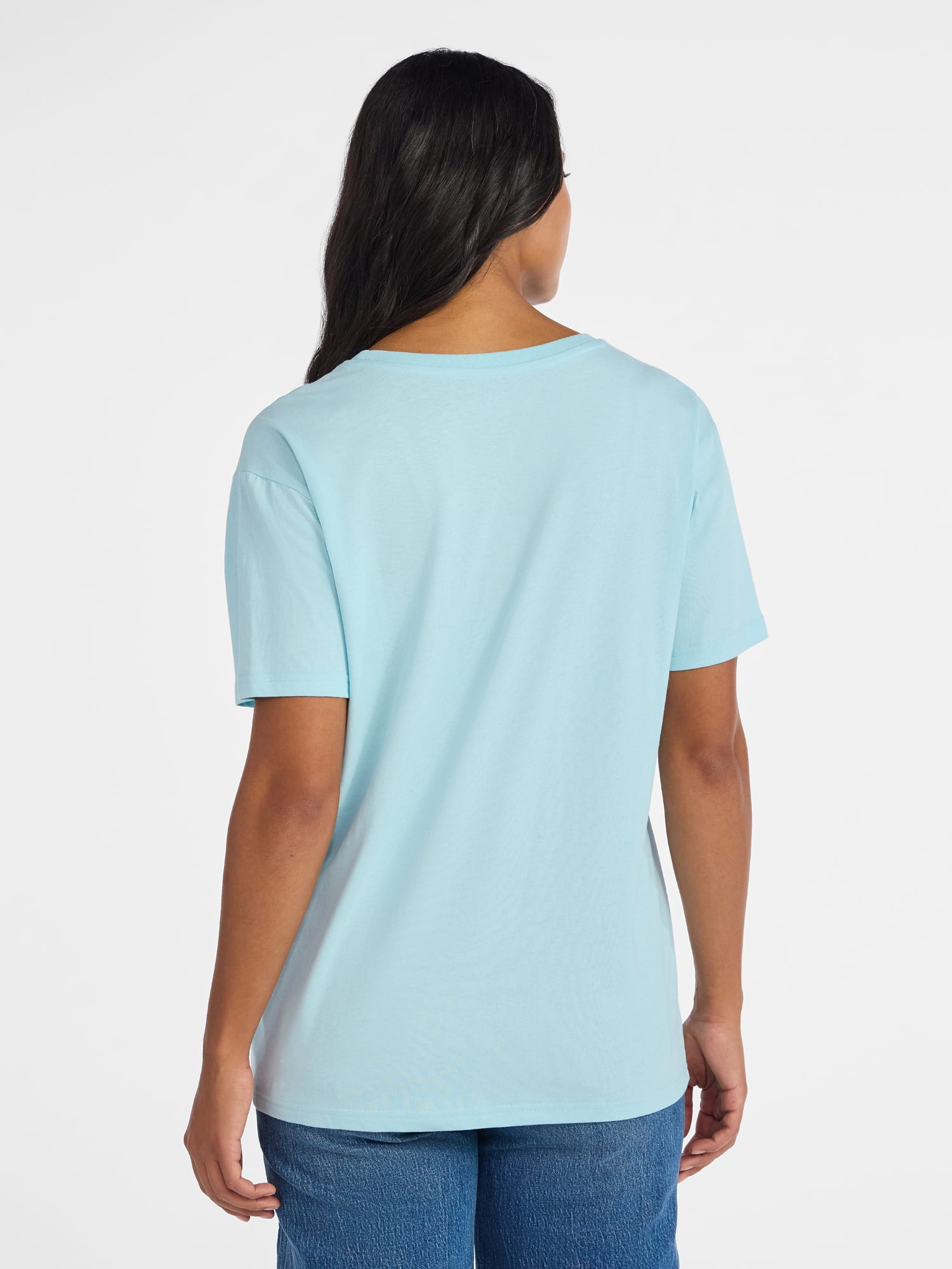 Time and Tru Women's Queen Logo Graphic Tee with Short Sleeves, Sizes XS-XXXL