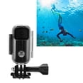 thumbnail image 4 of Cámara Deportiva, Interfaz Micro USB Mini Material Plástico Videocámara Digital Liviana Para Esquiar Para Viajar Para Surfear Para Bucear, 4 of 7