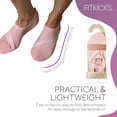 thumbnail image 6 of FITKICKS Live Well Active Footwear Quick Dry Foldable Water Shoes, Heathered Light Pink (Women's), 6 of 9