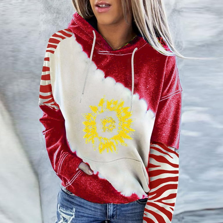 Plus size sunflower hoodie clearance