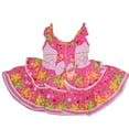 thumbnail image 2 of Lele Baby Girls Pink Floral Halter Dress & Diaper Cover (24 Months), 2 of 4