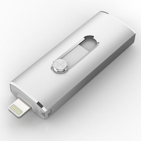 KOOTION 64GB iPhone USB 2.0 Flash Drive Memory Stick Fold Storage Thumb Pen Drive Swivel, (Best Flash Drive For Iphone)
