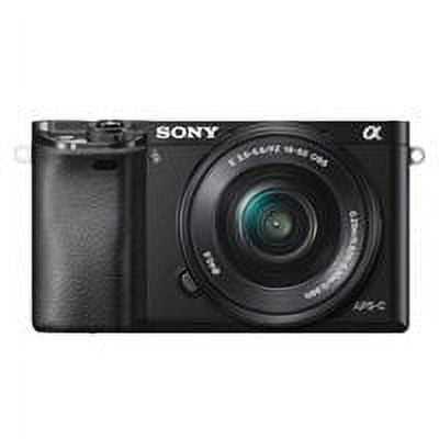 Restored Sony Alpha a6000 Mirrorless Interchangeable-lens Camera w/ 16-50mm lens - Black (Refurbished)