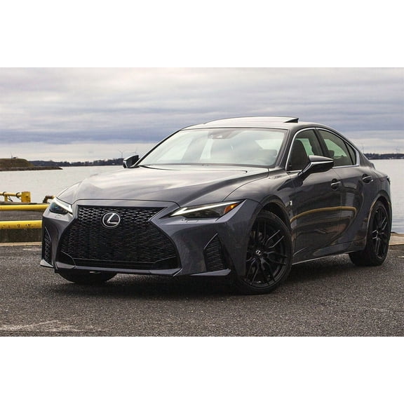 Lexus IS 350 AWD F Sport Car Wall Indoor Decor - 12x18 Inch Laminated Poster - Stunning Detail and Bold Colors