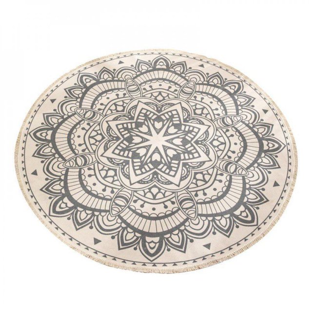 Cotton Carpet National Wind Home Living Room Coffee Table Rug Printed Floor Mats Bedroom Study Carpets