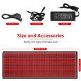 thumbnail image 2 of Red L.Ight T.herapy Pad for Full Body,945pcs L.E.D 660nm Red and 850nm Near-I.nfrared L.Ight T.herapy Device,Large Home Laying Mat for Body, Muscle Recovery, 2 of 7