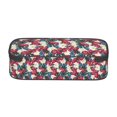 thumbnail image 5 of Uemuo Beautiful Flower Printed Large Pencil Case, Big Capacity Pencil Pouch Stationery Pen Bag, Storage High Capacity Bag Pouch Holder Box Organizer, Marker Pen Case, 5 of 9