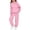 Pink, variant on MuXiKeJi Clothes Girls Outfits Size 8 Letter Print Long Sleeve Trendy Hoodie Pullover Tops Sweatshirt Pants Tees Shorts Clothing Sets