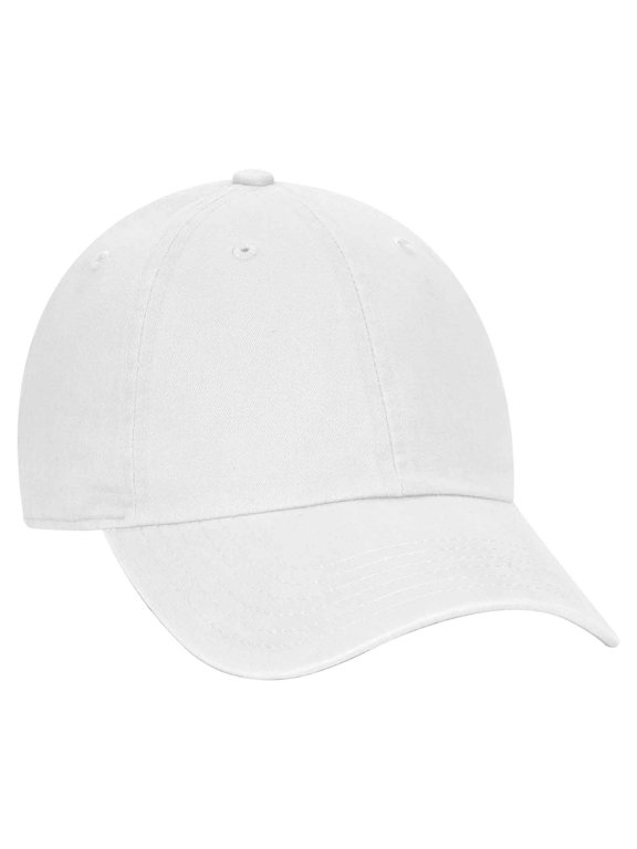 Wholesale 12 x OTTO CAP 6 Panel Low Profile Dad Hat (016 - White) (OSFM - Adult)