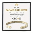 thumbnail image 5 of Badass Daughter Stainless Steel Bracelet - Gift Box Included - Perfect Birthday or Christmas Gift, 5 of 5
