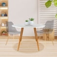 thumbnail image 3 of Mundo In Mesa Blanca Comedor Redonda Frankfurt para Hogar y Oficina Mundo In Casa, 3 of 8