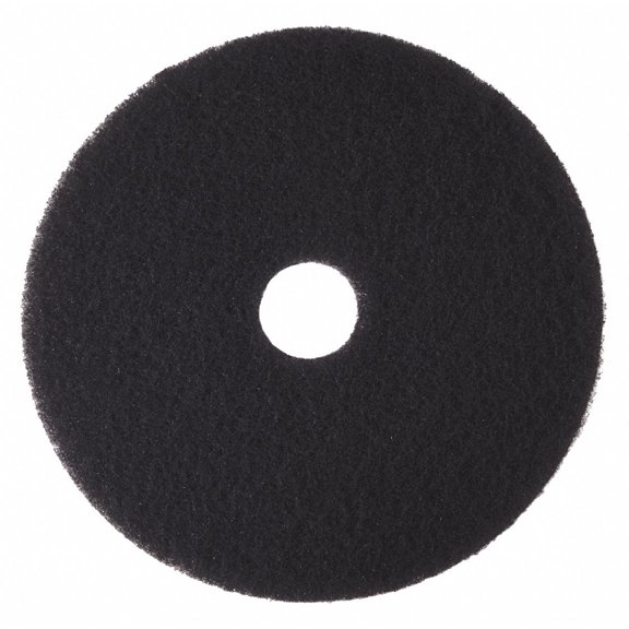 Tough Guy Stripping Pad,Black,Size 19",Round,PK5  402W18