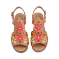 thumbnail image 5 of Sandalias Mujer UMMA Decoracion Flores cafe 23, 5 of 5