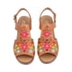 thumbnail image 5 of Sandalias Mujer UMMA Decoracion Flores cafe 24, 5 of 5