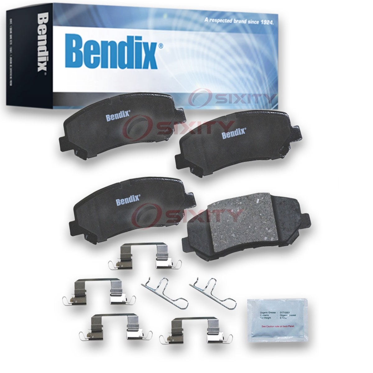 Bendix Brakes Disc Brake Pad Set Fits select: 2019 JEEP CHEROKEE, 2015-2017 CHRYSLER 200