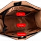 thumbnail image 3 of Bolso de mano para mujer, bolso de mano de cuero de gran capacidad, bolso de viaje (negro), 3 of 8