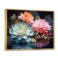 thumbnail image 2 of Designart Multi-Color Traditional Gold framed wall art, Succulent framed wall Art, Reflecting on Succulent Beauty , Succulent framed wall art decor, 40x30 inches Gold Frame, 2 of 5