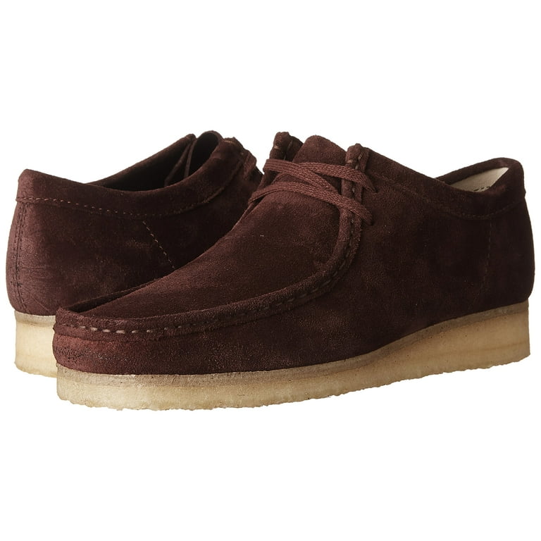 CLARKS 26128510 : Men's Wallabee Shoe Burgundy Suede (11.5 D