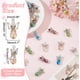 thumbnail image 2 of 50 piezas de dijes de alas de ángel de cristal de 5 colores, colgantes de cuentas de ángel con alas de hierro, colgantes de cuentas de alas de colores, colgantes de cuentas de alas con lazo, 2 of 7