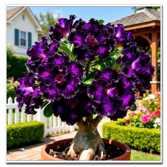 10count,Desert Rose, Low Maintenance - Easy Grow - Ideal for Beds Borders, Plant Pots & Planters