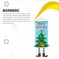 thumbnail image 4 of Advancent Banner de Navidad Adorno para el hogar Adornos de Navidad para interiores y exteriores Festival Colgante Prop Decoraciones para el hogar Kits de decoración para fiestas Tipo 4 Advancent HA070287-04, 4 of 6