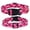 Hot Pink, variant on CHIUNL Pet Collar Adjustable Length Love Collar, Heart Printed Collars for Valentine's Day Outfits, High-quality Materials, Eye-catching Effect, Perfect Collars for Dogs and Cats (Hot Pink-L)