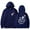 navy blue, variant on Peso Pluma Exodo Logo Hoodies Rapper 2024 Tour Merch Hooded Sweatshirts Women Men Fashion HipHop Streetwear