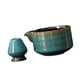 thumbnail image 3 of 2x set de matcha, cerámica, herramientas de fabricación artesanales utensilios de regalo chino para amantes del té Ceremonía del té set matcha tazón Azul, 3 of 8