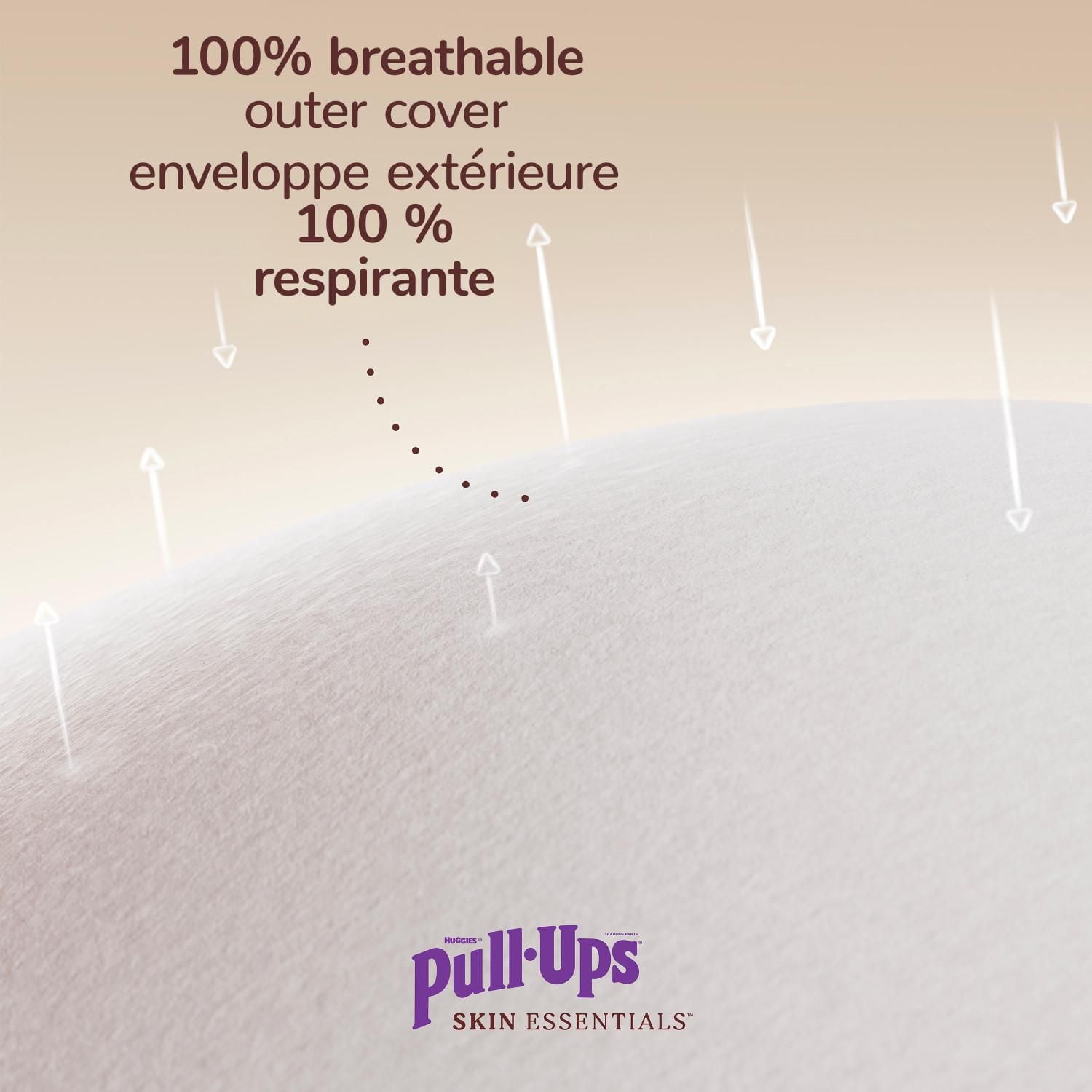 Pull-Ups Girls' Skin Essentials Training Pants, 2T-5T (16-50 lbs), 99-112 Ct (Select for More)