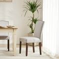 thumbnail image 7 of Aukfa Dining Chairs Set of 2, Kitchen Dining Room Chairs Side Chairs with Nailhead Trim Gray, 7 of 7