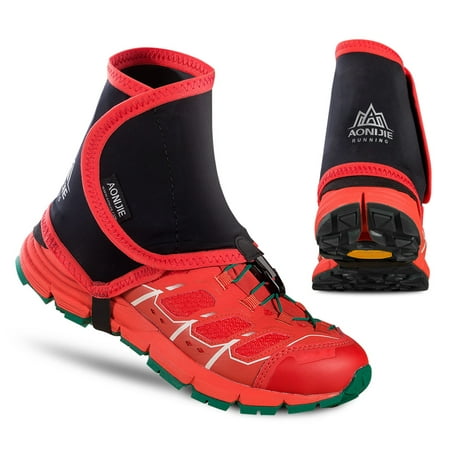 Outdoor Shoes Cover Ankle Gaiter Sand Protective Gaiter Low Trail Gaiter Men Women Running Walking Marathon (Best Trail Running Gaiters)