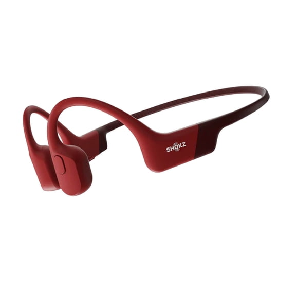Shokz - OpenRun, Bone Conduction Sports Headphones, Red