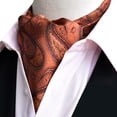 thumbnail image 3 of Cravate Ascot pour Homme, Mode Classique Vintage à Motif Floral en Polyester, Cravate Ascot, 3 of 10