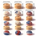 thumbnail image 5 of Yanxiao 4" Squishy Dumpling Toys, Independence Day Printed Dumpling Stress Squeeze Balls with Steamer Box, 4th of July Party Supplies, Squeeze Squishys Fidget Dumplings for Anxiety Relief, 5 of 10