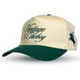 thumbnail image 1 of Sombrero de camionero CITRUSY, vintage, camuflaje verde vaquero, algodón, 1 of 7