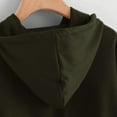 thumbnail image 3 of HSHDLDF Sweat à Capuche Court à Manches Longues Zippé Rayé pour Femmes Veste Décontractée à Cordon de Serrage, 3 of 5