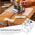 thumbnail image 2 of Professional Butterfly Inlay Template And Router Templates, 2 of 8