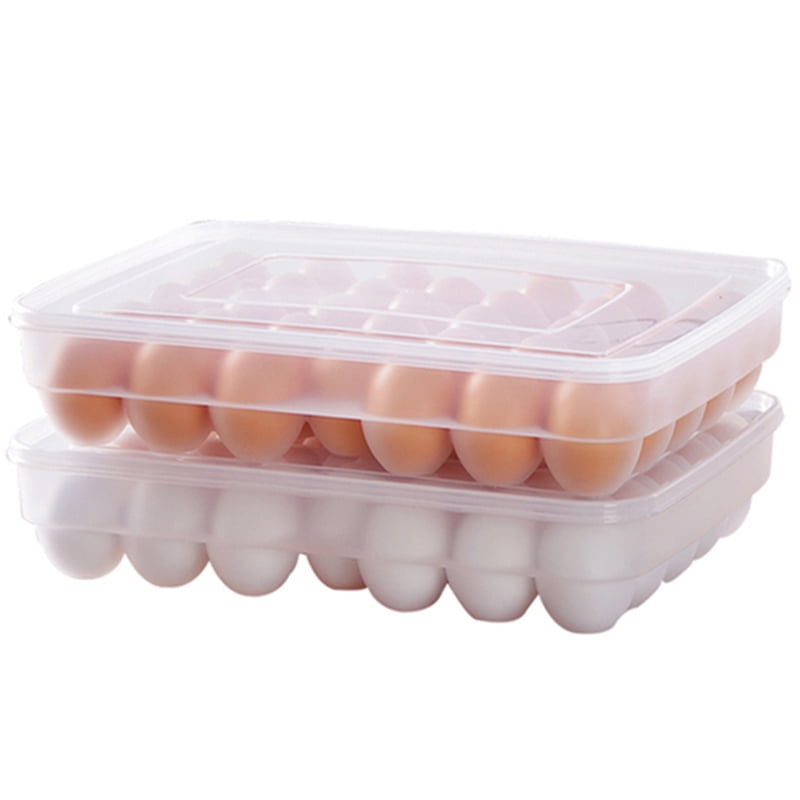 Refrigerator Storage Box Container Crisper Case Kitchen Food Egg Holder