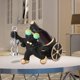 thumbnail image 5 of Escultura de , soporte para botellas de vino, adorno de mesa, figura de perro para gabinete, escritorio de oficina, sala de estar, decoración Negro, 5 of 8