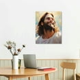 thumbnail image 2 of COMIO Jesus Christ - Jesus Loves Me, Jesus Wall Decor - Christian Wall Art Religious Wall Decor Christianity Gift Jesus Poster Picture God Wall Decor Living Room Catholic Decor, 2 of 4